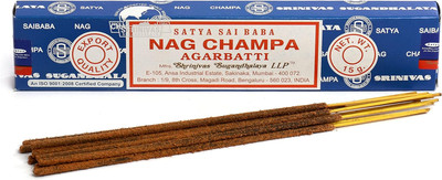 3 Packs Origional  Sai Baba Nag Champa Incense Sticks Joss Insence - Insense 15G-image