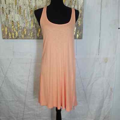 Lou &  grey orange ribbed  Razorback tank  dress size small-image