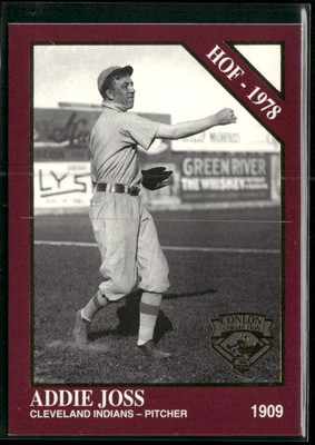 1994 Conlon Collection TSN Addie Joss Burgundy HOF #1016 Cleveland Indians-image