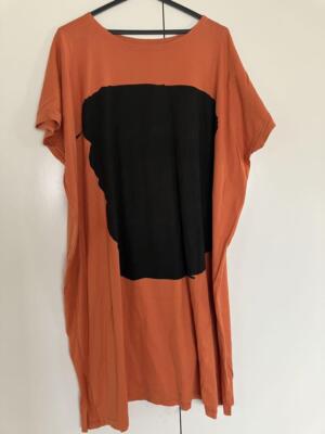 ISSEY MIYAKE Knee length dress orange size 3 ladies-image
