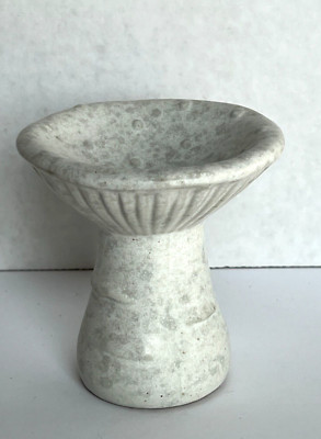 Creative Co-Op Cream Color Stoneware Mushroom Footed Dish Figurine 4