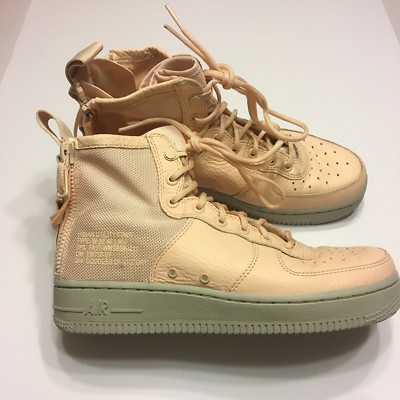 Nike Women’s SF AF1 Mid Air Force 1 Boot Orange Quartz AA3966-800 Size 8-image