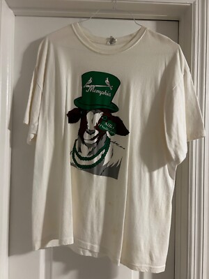 Mens XL Memphis Silky O'Sullivans White Tee-image