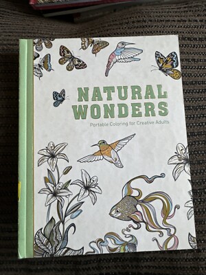 Natural Wonders: Coloring for Creative Adults by Adult Coloring Books Ship Incl-image