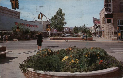 Grand Junction,CO Main Street 1975 Mesa County Colorado Mike Roberts Postcard-image