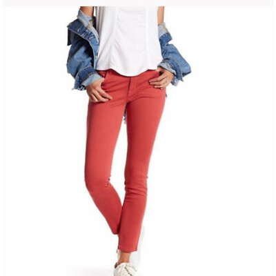 DL1961 Margaux Malt Mid-Rise Ankle Skinny Jeans Zipper Button Fly Pants 25-image