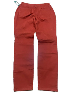 No Boundaries NO BO NWT 9 11 13 Mid Rise Skinny Orange All Spice Jeans - Soft-image