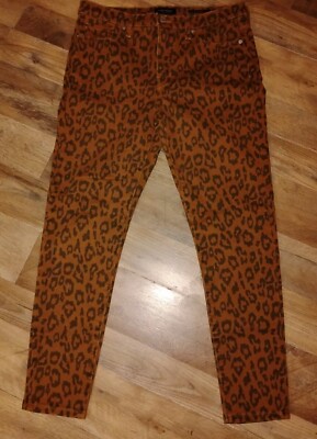 Banana Republic Size 29  Leopard Print Mid-Rise Skinny-image