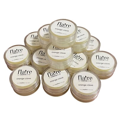 Flaire by Creative Co-Op Orange Clove Scent Sample Wickless Candle Lot of 14-image