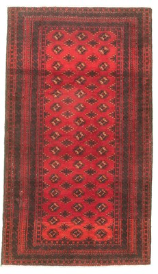 Traditional Vintage Hand-Knotted Area Rug 3'11