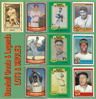 Baseball Greats & Legends LOTS & SINGLES-image