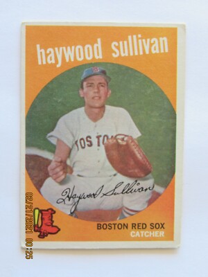 1959 TOPPS #416 HAYWOOD SULLIVAN EX WHITE BACK-image