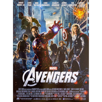 THE AVENGERS Movie Poster  - 15x21 in. - 2012 - Joss Whedon, Robert Downey Jr.-image