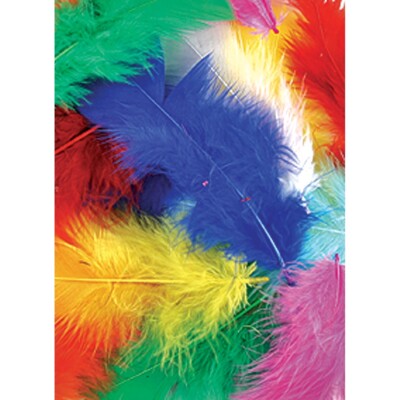 Creativity Street Feather Fluffs Bright Colors 1 oz. Package-image