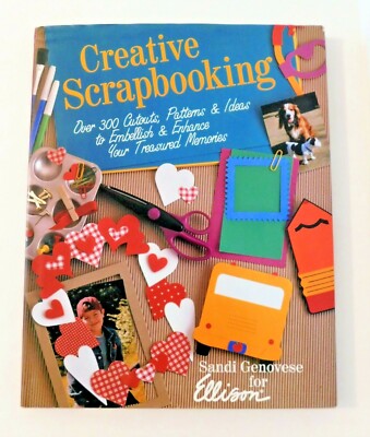 Creative Scrapbooking 1999 HB DJ Over 300 Cutouts Patterns and Ideas Ellison-image