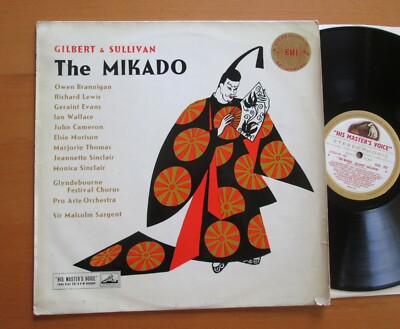 ASD 257 ED1 Gilbert & Sullivan The Mikado Sargent *RECORD 2 OF 2* HMV 1st W/G-image