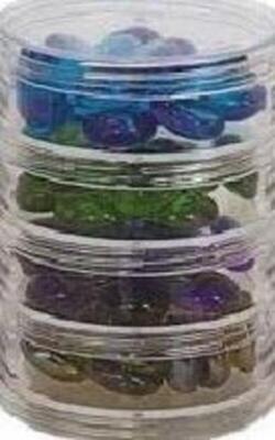 Creative Options COP108283 Organizer Four Stack Bead Jar44; Pack of 3-image