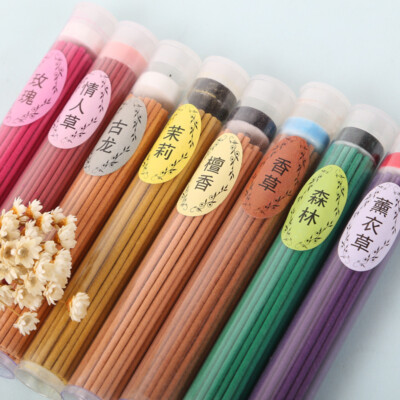 Joss Stick Incense Burner Aroma Vanilla Sandalwood Rose Long Strip 30 Sticks-image