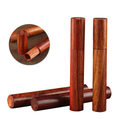 For Joss-stick Storage Box Incense Burner Traditional Crafts Decorations 南花梨木香筒-image