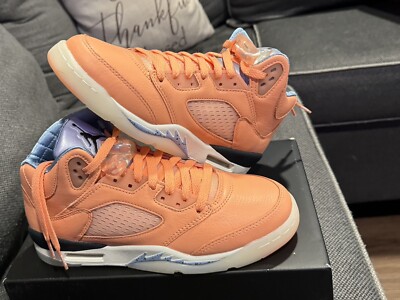 Air Jordan 5 Retro x DJ Khaled Mid We The Best Crimson Bliss DV4983 641 Size 5.5-image