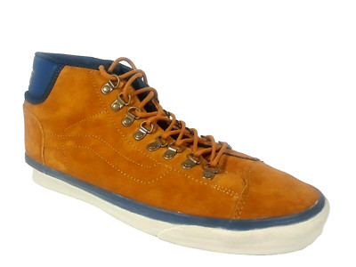 Vans California Mens Size 12 Mid Top Suede Pumpkin Spice Lace Up Shoes Sneakers-image