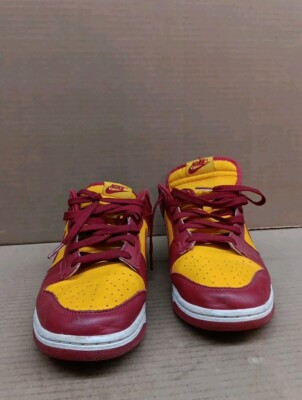 Nike Dunk Low Mids Gold Mens Style- Dd1391,orange/red/white, Sz 11.5-image