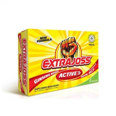 Energy Drink Extra Joss With Ginseng and Royal Jelly HALAL (1 box / 12 Sachets)-image