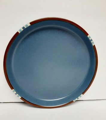 DANSK Mesa BLUE Dinner Plate Dish Southwest Style Stoneware 10.25