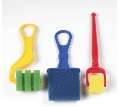 Creativity Street 3 Foam Brushes-image