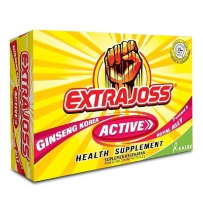 Extra Joss, Energy Drink Powder, Active, 12sachet (Box of 1)-image