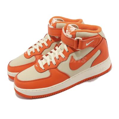 Nike Air Force 1 Mid 07 LX NBHD Safety Orange Gold Men AF1 Casual FB2036-700-image