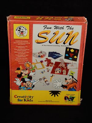 Creativity for Kids Mickey & Co Fun with the Sun Activity Kit #1811 SEALED-image