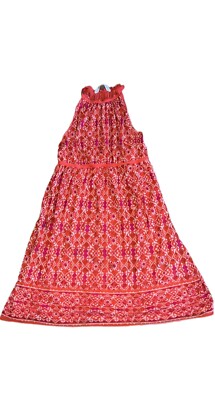 Max studio womens M Orange sleeveless lined dress-image