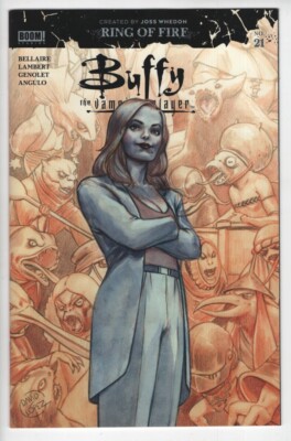 Buffy the Vampire Slayer #21 cover A comic book Ring of Fire Joss Whedon-image
