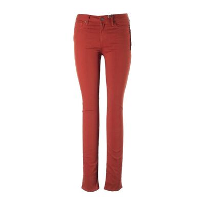 Vince Skinny Jeans Size 30 NWT Rust Red Orange Colorful Fall Classic Mid Rise-image