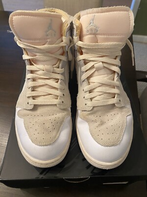 Size 11 - Jordan 1 Mid SE Craft White 2022-image
