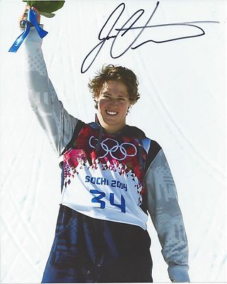 JOSS CHRISTENSEN Signed 8x10 Photo USA Freestyle Skiing Sochi Olympics FREE SHIP-image
