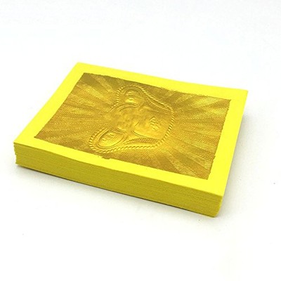 Zeestar Bless Chinese Joss Paper - Gold Foil, Bamboo, Rectangular, 5.1-image
