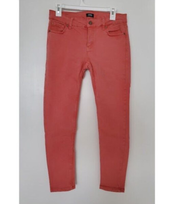 Jones New York Faded Coral Classic Stretch Cropped Jeans - Size 4-image