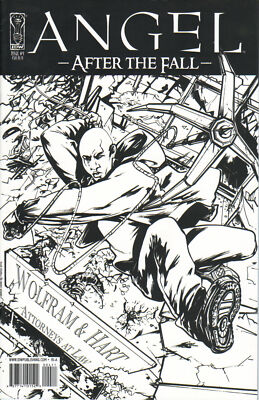 Angel After the Fall #4 1:10 Urru Sketch Variant IDW 2008 Joss Whedon-image