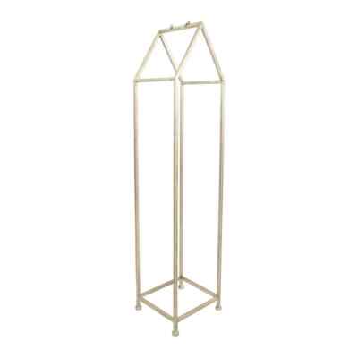 Silver Metal Work Firewood Rack-image