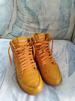 Nike Air Jordan 1 Retro Hi Og Gatorade 'Orange Peel' Aj6000-880 Youth Size 6Y-image