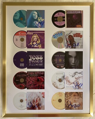 ALL TEN JOSS STONE CDS SIGNED & FRAMED EVERY ALBUM ONE OF A KIND-image