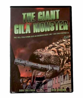 The Giant Gila Monster DVD VG Cult Classic Horror Don Sullivan, Fred Graham-image