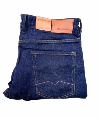 Boss Orange Dark Blue Regular Fit Jeans -W38 L36/  Barcelona-image
