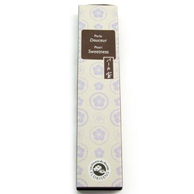 Smokeless Incense Sticks - Japanese Floral Joss - Karin Pearl + Ceramic Holder-image