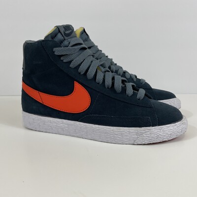Nike Blazer Mid Vintage (GS) Unisex Navy/Orange Size 3.5 Y-image