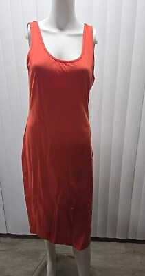 Derek Heart sleeveless mid length dress xl Orange-image
