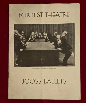 Vintage 1933 Forrest Theatre 'JOSS BALLETS' Show Program New York City -image