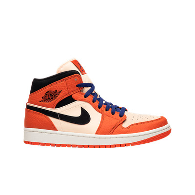 Jordan 1 Mid Team Orange Black-image